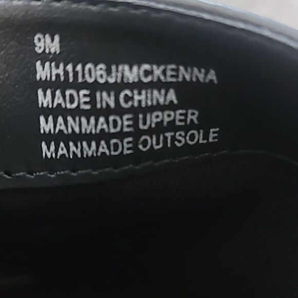 MIA Black Faux Leather Ankle Platform Boots Size 9M NWT - Picture 8 of 8